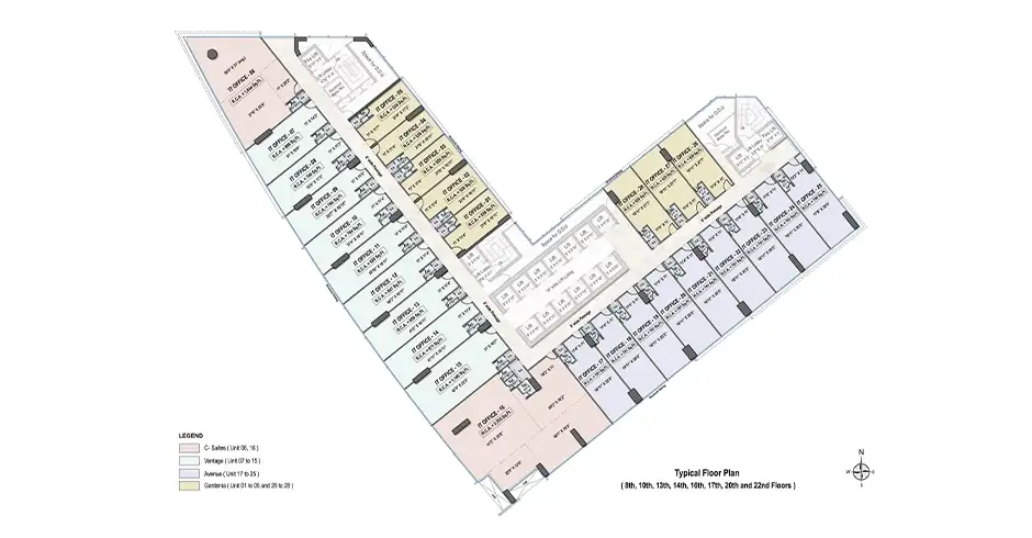 WTC Vashi Layout Plans
