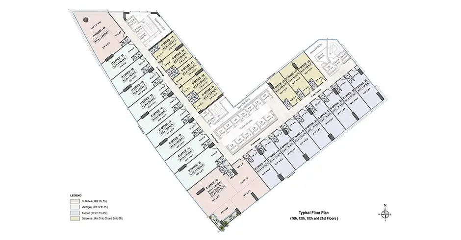 WTC Vashi Layout Plans